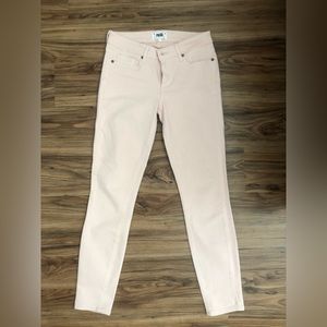 Paige soft baby pink jeans/jeggings